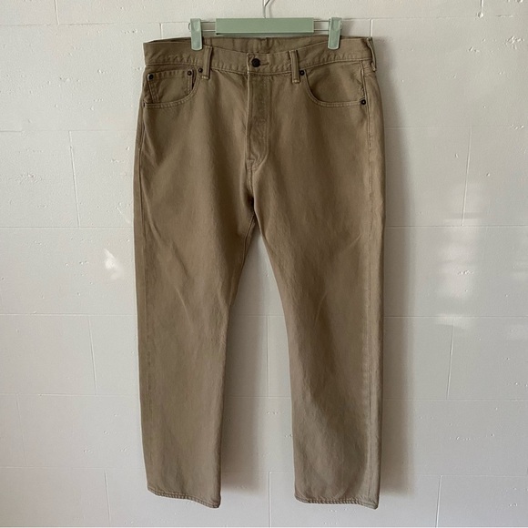 Levi's Beige Jeans 34X30 - Picture 1 of 13